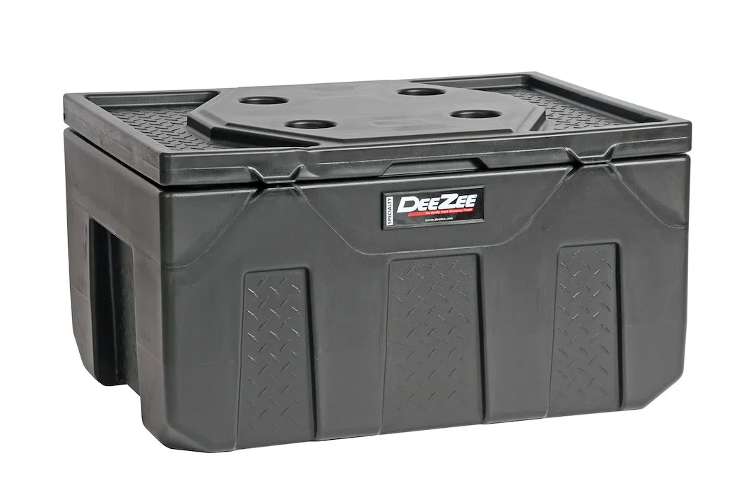 DZ6537P – DEE ZEE Tool Box, Chest Single Lid Black Plastic 39 Inch Length x 27 Inch Width x 17 Inch Height 10.35 Cubi...